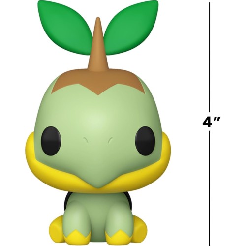 Funko pop! games: pokemon - turtwig tortipouss/chelast 1078 vinyl figure 86364 889698863643
