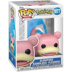 Funko pop! games: pokemon - slowpoke ramoloss/flegmon 1077 vinyl figure 86363 889698863636