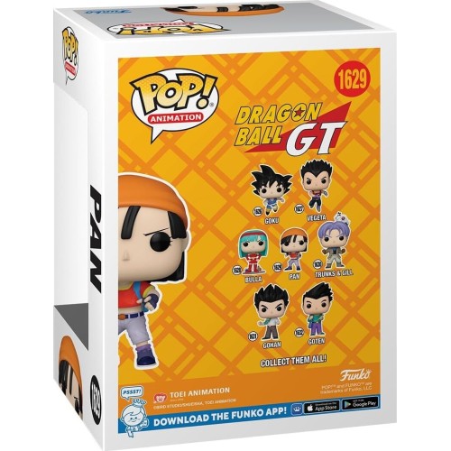 Funko pop! animation: dragon ball gt - pan 1629 vinyl figure 72090 889698720908