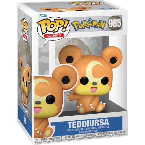 Funko  pop! games: pokemon - teddiursa 985 Συλλεκτική Φιγούρα Βινυλίου 70936 889698709361