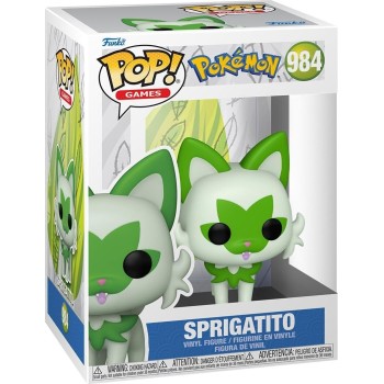 Funko pop! games: pokemon - sprigatito 984 vinyl figure 75191 889698751919