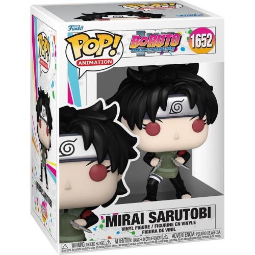 Funko pop! animation: boruto - mirai sarutobi 1652 vinyl figure 75599 889698755993