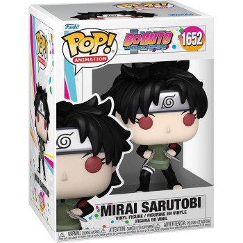 Funko pop! animation: boruto - mirai sarutobi 1652 vinyl figure 75599 889698755993