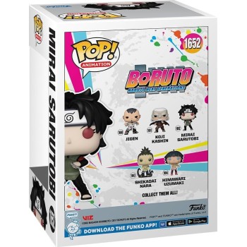 Funko pop! animation: boruto - mirai sarutobi 1652 vinyl figure 75599 889698755993