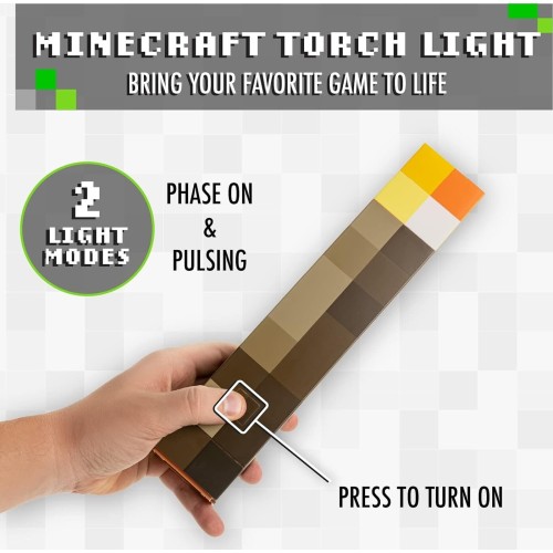 Paladone: minecraft - torch Φωτιστικό (pp9202mcfv3) PP9202MCFV3 5055964780593