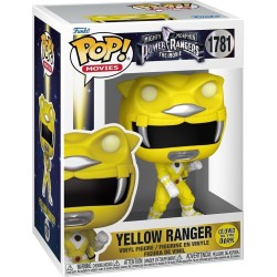 Funko  pop! movies: mighty morphin power rangers the movie - yellow ranger (glows in the dark) 1781 Συλλεκτική Φιγούρα Βινυλίου 