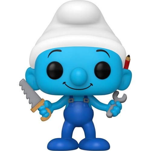 Funko pop! television: the smurfs - handy smurf 1519 vinyl figure 79258 889698792585