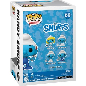 Funko  pop! television: the smurfs - handy smurf 1519 Συλλεκτική Φιγούρα Βινυλίου 79258 889698792585
