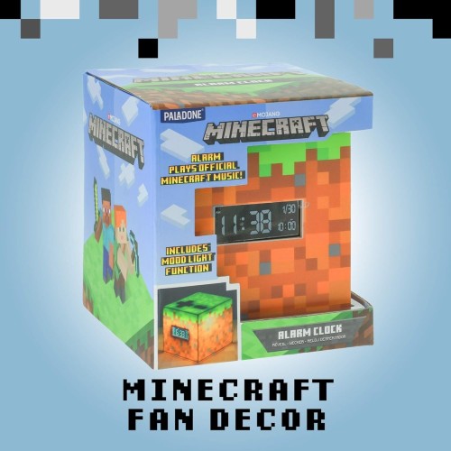 Paladone: minecraft - alarm clock (pp6733mcf) PP6733MCF 5055964743802