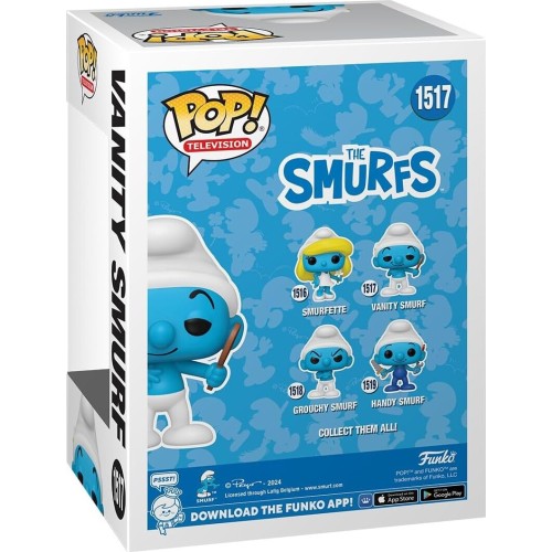 Funko pop! television: the smurfs - vanity smurf 1517 vinyl figure 79260 889698792608