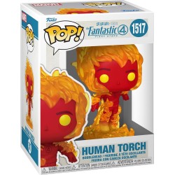 Funko  pop! marvel: the fantastic 4 first steps - human torch 1517 bobble-head Συλλεκτική Φιγούρα Βινυλίου 83586 889698835862