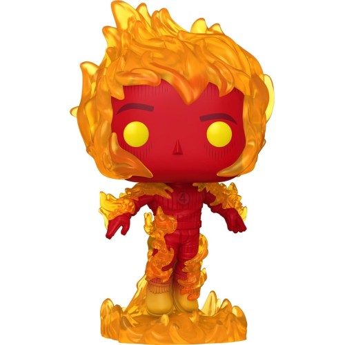 Funko pop! marvel: the fantastic 4 first steps - human torch 1517 bobble-head vinyl figure 83586 889698835862