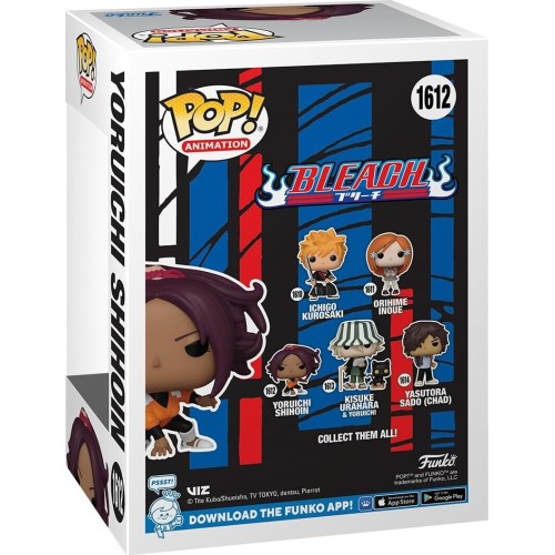 Funko pop! animation: bleach - yoruichi shihoin 1612 vinyl figure 75512 889698755122