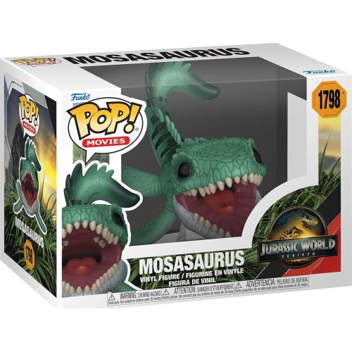 Funko pop! movies: jurassic world: rebirth - mosasaurus 1798 vinyl figure 86659 889698866590