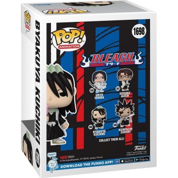 Funko pop! animation: bleach - byakuya kuchiki 1698 vinyl figure 75507 889698755078