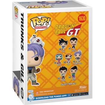 Funko pop! animation: dragon ball gt - trunks & gill 1630 vinyl figure 72092 889698720922
