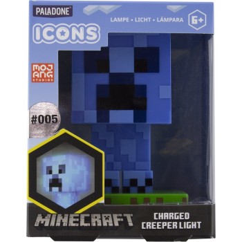 Paladone icons: minecraft - charged creeper Φωτιστικό (pp8004mcfv2) PP8004MCFV2 5055964767396