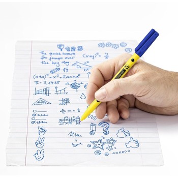 Staedtler Noris Writing pen 307 Fineliner, housing made of 97% recycled plastic according to ISO 14021, cardboard case with 4 fi