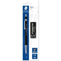 Staedtler 780 C Bkp6 Mars Technico pencil with hardness display Promotion with eraser, blister card, black, 1 piece pack of 1 78