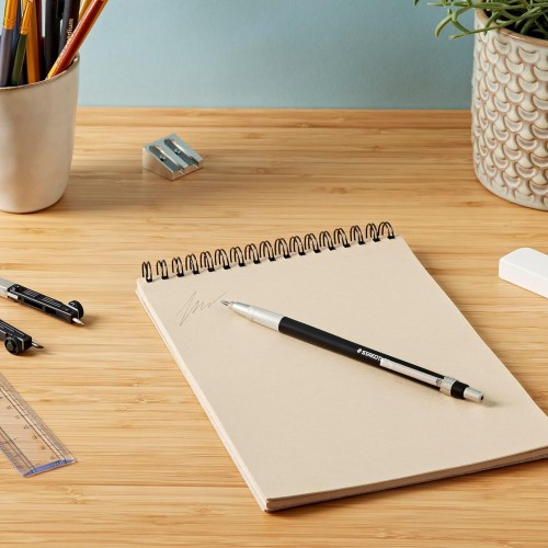 Staedtler μηχανικό μολύβι mars technico, 780 c bkp6, μύτη hb, 2.0 mm, μαύρο 780 C BKP6 4007817027851