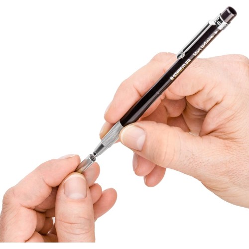 Staedtler μηχανικό μολύβι mars technico, 780 c bkp6, μύτη hb, 2.0 mm, μαύρο 780 C BKP6 4007817027851