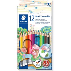 Staedtler 144 50nc12 Noris Club colored pencils, erasable, assorted colors, 12 pieces in a case 144 50NC12 4007817144312