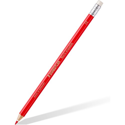 Staedtler ξυλομπογιές noris erasable (12 τεμάχια) με γόμα 144 50NC12 4007817144312