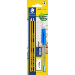 Staedtler σετ blister (2 μολύβια hb, 1 γόμα και 1 ξύστρα μονής οπής) για σκίτσο και γραφή 120 SET BKD21 4007817119235