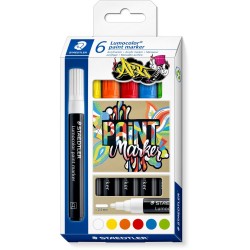 Staedtler lumocolor 349 μαρκαδόροι 6 τεμαχίων 349 C6 4007817087701