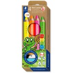 Staedtler ξυλομπογιές 3 σε 1 noris junior, πολύχρωμα, 4 τεμάχια 140 C4P1 4007817160381