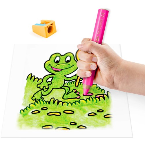 Staedtler ξυλομπογιές 3 σε 1 noris junior, πολύχρωμα, 4 τεμάχια 140 C4P1 4007817160381