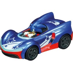 Carrera pull speed: sonic the hedgehog - sonic the hedgehog (blue stars) pull-back vehicle 1:43 (15818327) 15818103 900315018327