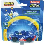 Carrera Pull Speed: Sonic The Hedgehog - Sonic the Hedgehog Blue Stars Pull-Back Vehicle 1:43 15818327 15818103 9003150183273