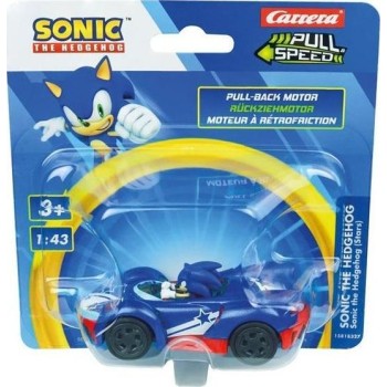 Carrera Pull Speed: Sonic The Hedgehog - Sonic the Hedgehog Blue Stars Pull-Back Vehicle 1:43 15818327 15818103 9003150183273