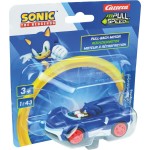 Carrera pull speed: sonic the hedgehog - sonic the hedgehog (blue) pull-back vehicle 1:43 (15818325) 15818103 9003150183259