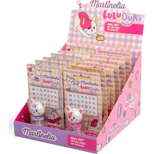 martinelia lulu and duki nail set παιδικό σετ  LM-85469 8436622271320