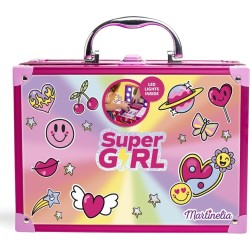 martinelia girl shimmer shine beauty case βαλίτσα μακιγιάζ δύο επιπέδων LM-85417 8436622270927