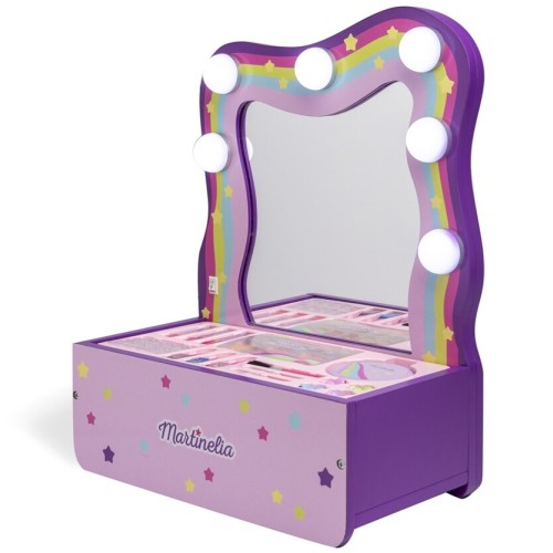 martinelia Makeup Vanity Παιδικό Σετ Που Περιλαμβάνει Παλέτα Σκιών, Lip Gloss, Κραγιόν LM-85110 8436616353414
