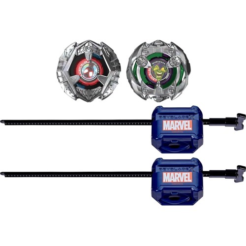 Hasbro beyblade x and  collab miles morales 1-60gn vs green goblin 9-80ht G0278 / G1691 5010996305725