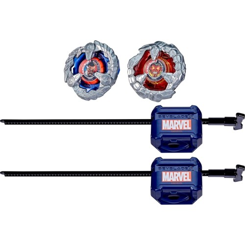 Hasbro beyblade x and  collab, captain america 4-70gb vs red hulk 1-80r G0278 / G1690 5010996305718