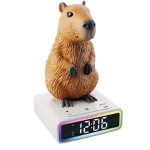 Lisciani Rainy Days Capibara Digital Alarm Clock With RGB LED Lighting 25.113576 8008324113576