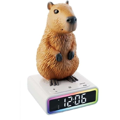 Lisciani Rainy Days Capibara Ψηφιακό Ξυπνητήρι Με RGB LED Φωτισμό  25.113576 8008324113576