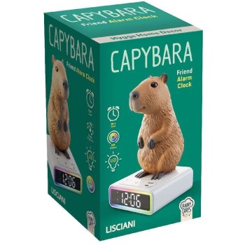 Lisciani Rainy Days Capibara Digital Alarm Clock With RGB LED Lighting 25.113576 8008324113576