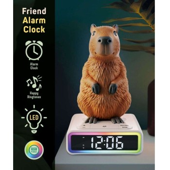 Lisciani Rainy Days Capibara Ψηφιακό Ξυπνητήρι Με RGB LED Φωτισμό  25.113576 8008324113576