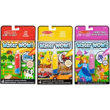 Melissa and Doug Melissa & Doug Arts And Crafts: Βιβλίο Ζωγραφικής Με Νερό Water Wow! - 1 Τμχ 6075659 681147007659
