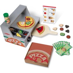 Melissa and Doug Melissa & Doug Pretend Play: Wood - Top Bake Ξύλινος Πάγκος Για Πίτσα 6074890 681147005419