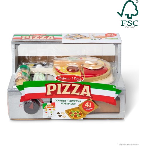 Melissa and Doug Melissa & Doug Pretend Play: Wood - Top Bake Ξύλινος Πάγκος Για Πίτσα 6074890 681147005419