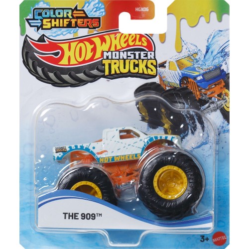 Mattel hot wheels monster trucks οχήματα χρωμοκεραυνοί monster trucks color sh HGX06 / JDV86 194735289301