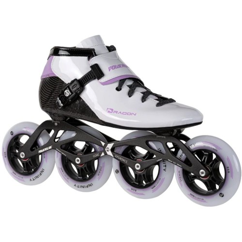 POWERSLIDE Dragon White 110 Skates - White Color White, Size 42 19.904673/42 4040333594322