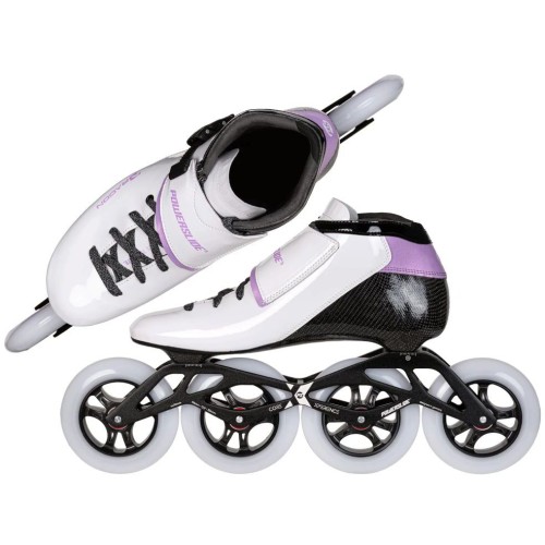 POWERSLIDE dragon white 110 πατίνια - λευκό χρώμα λευκό, μέγεθος 42 19.904673/42 4040333594322